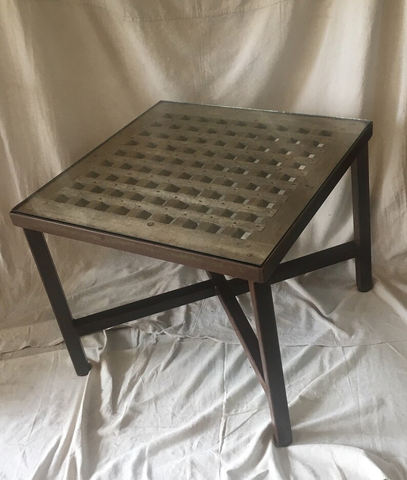 Vintage Chicken Coop And Metal Table