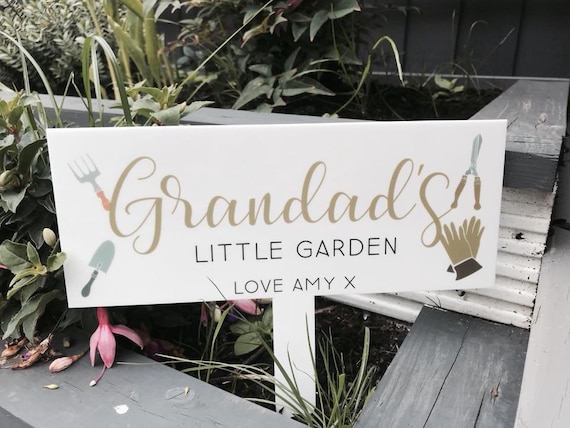 Gardening Gifts For Him >> Personalised Grandad S Garden Gifts For Him Gardening Garden Gift Grandpa Grandparents Father S Day Birthday Gardening Gifts For Him >> Personalised Grandad S Garden Gifts For Him Gardening Garden Gift Grandpa Grandparents Father S Day Birthday