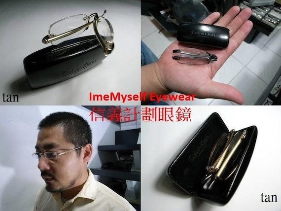 calvin klein foldable glasses