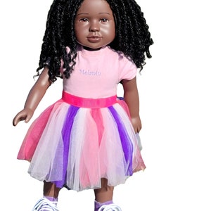 Nia beautiful black doll with locs