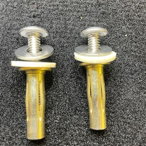 Kohler Seat Anchor Nut Kit For One Piece Toilet, All Mounting Hardware with installation hardware included. You will need wrenches.