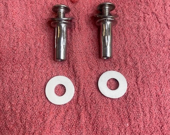 Improved All Stainless Steel Kohler Toilet Seat Anchor Nut Kit, Complete with all Mounting Hardware
