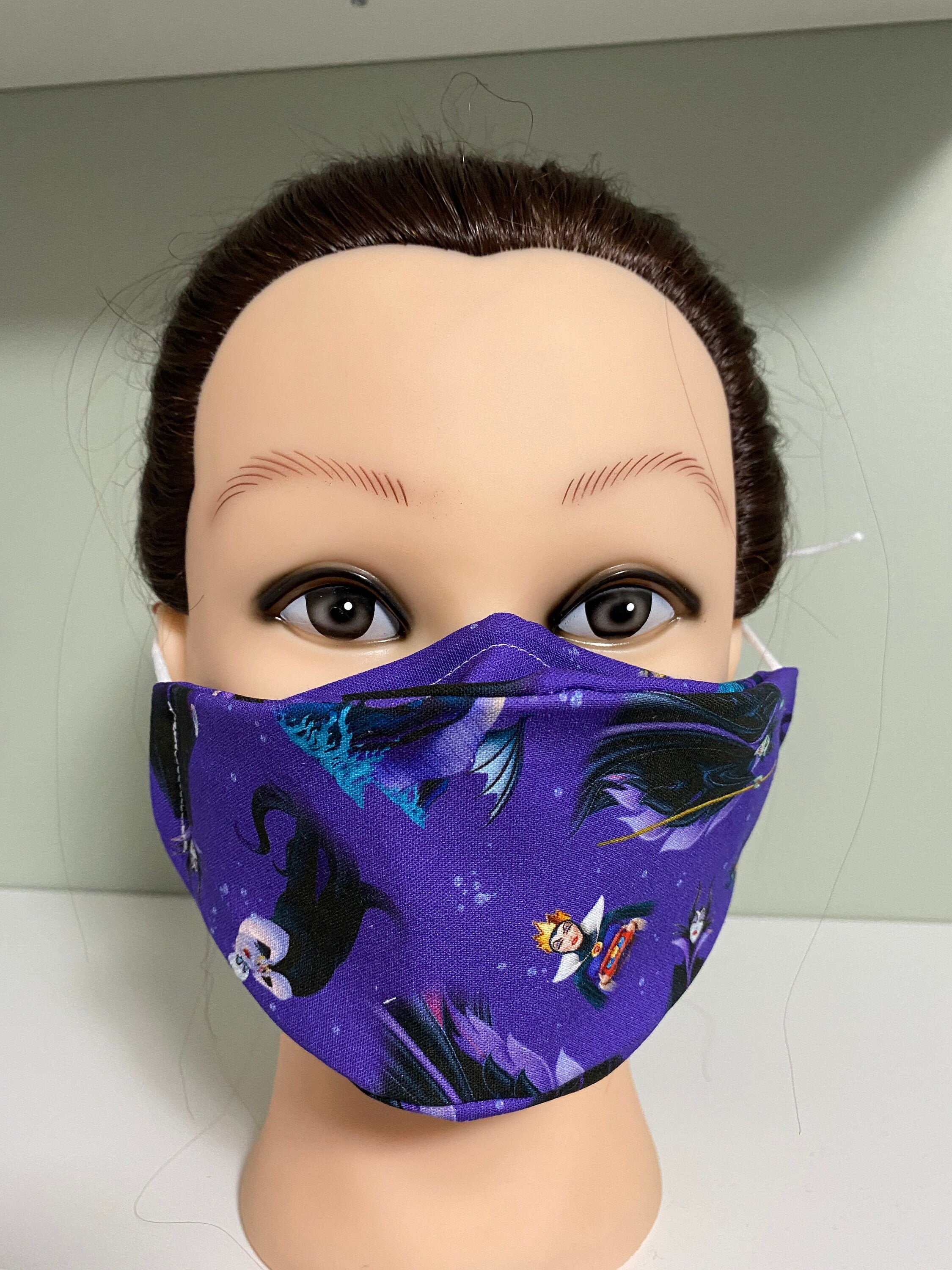 Child's Face Mask Disney Villains Etsy