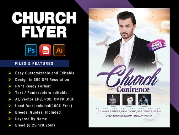 church flyer template church conference church flyer photoshop template church conference flyer template