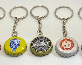 Bottle Cap Key Chain