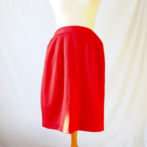 Red Pencil Skirt