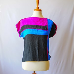 Haut En Soie Silk Studio Fuchsia - Taille 6, Occasion Excellent état
