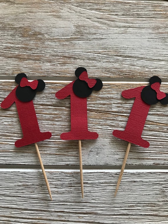 Minnie Mouse 1st Birthday Decorations Red And Black