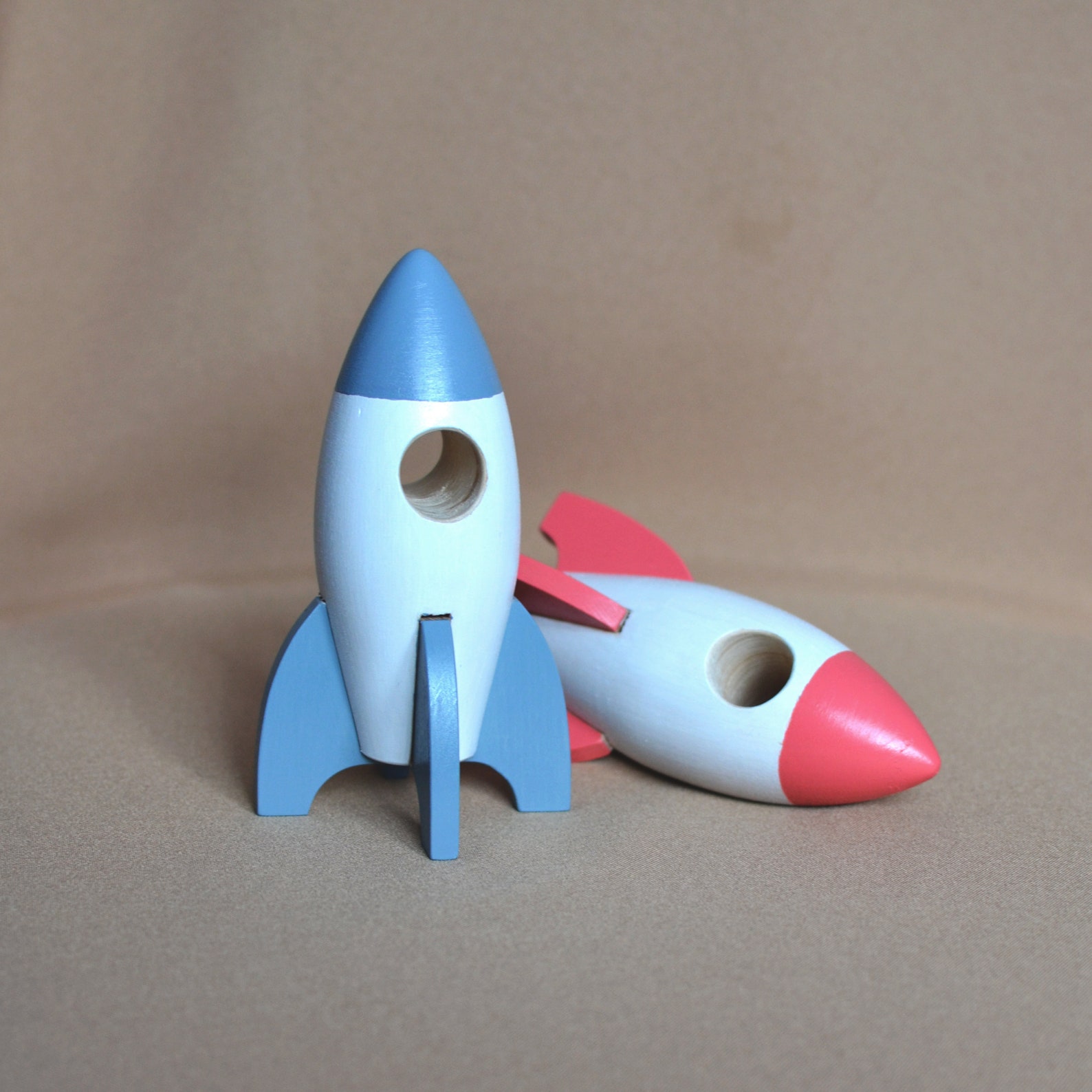 Wooden Rocket Wooden Toy Etsy