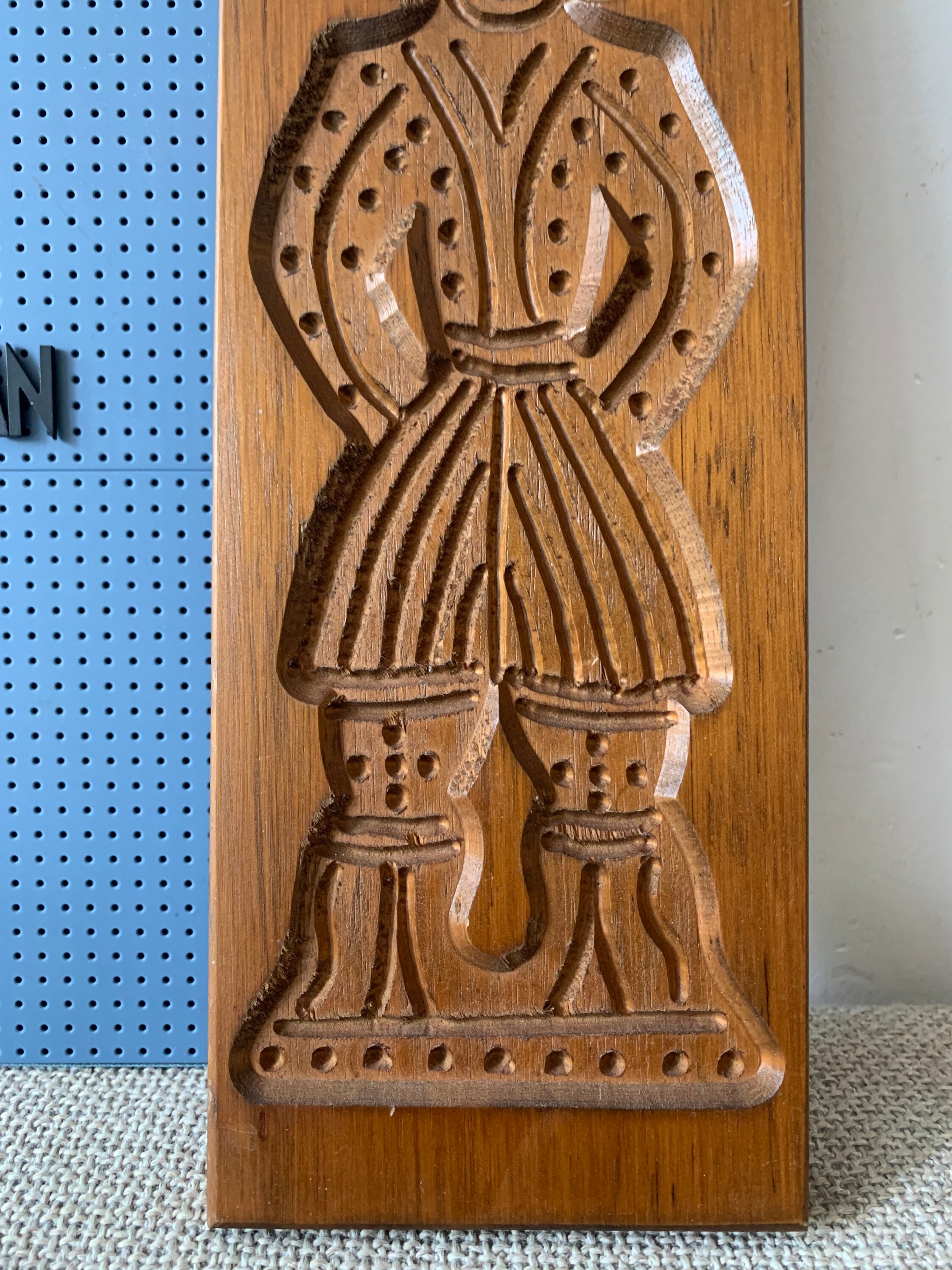 Vintage Wooden Speculoos Speculaas Cookie Mold Etsy UK