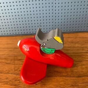 Vintage Babar Toy Car / airplane Vilac 1989 - Made in France / Elephant image 8