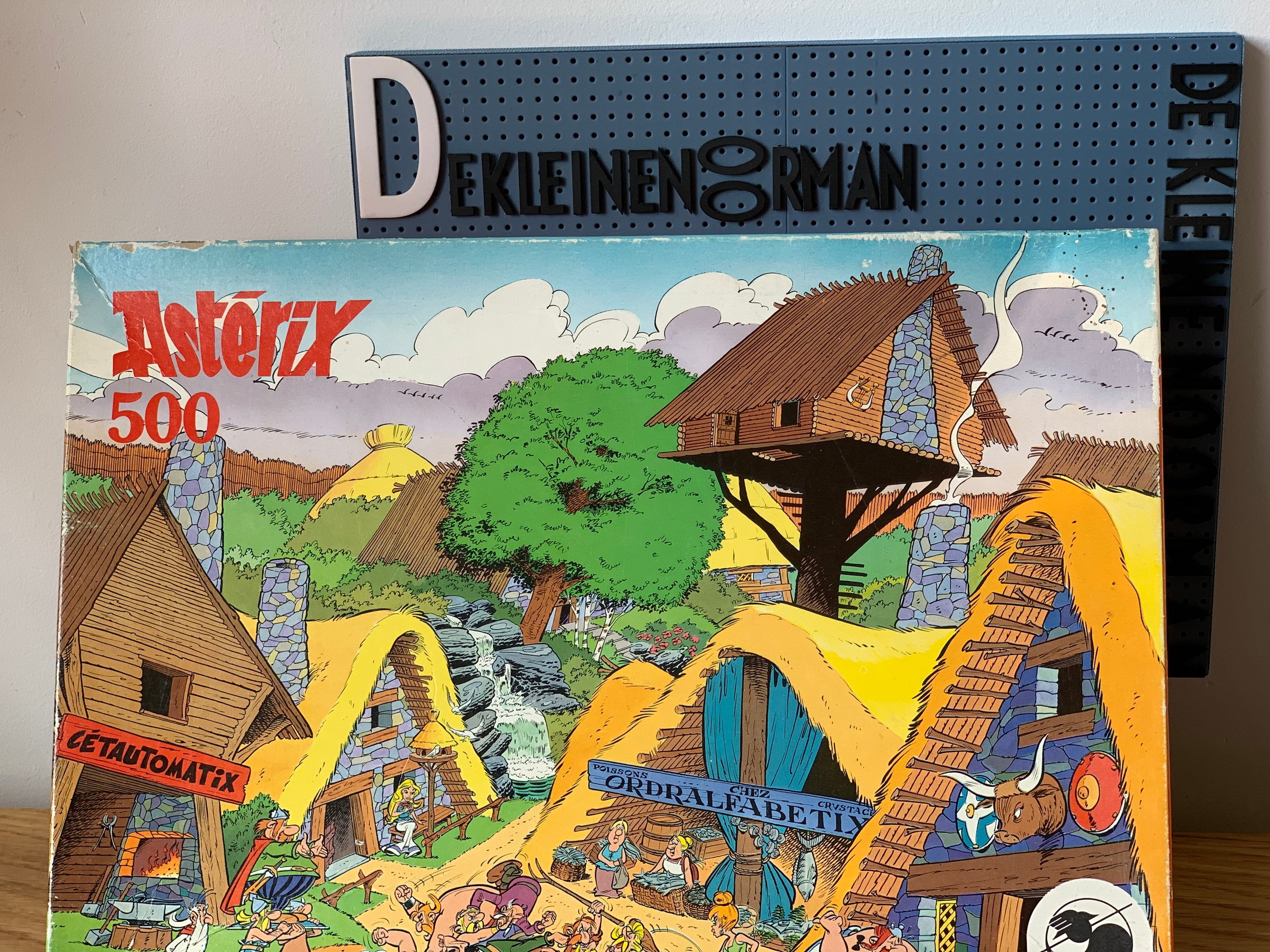 Vintage 1975 Dargaud Puzzle Asterix & Obelix 500 Pieces 
