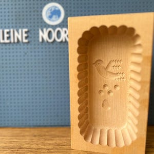 Beautiful vintage wooden butter mold - Easter decoration - Bird - boter