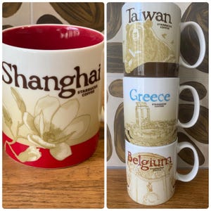 Shanghai / Australië Starbucks-koffieverzamelaarserie 16fl oz/473 ml / 2008-2013 / mok