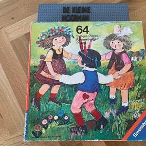 Ravensburger Puzzel Kinderliedjes - Made in Holland / 1974 / vintage