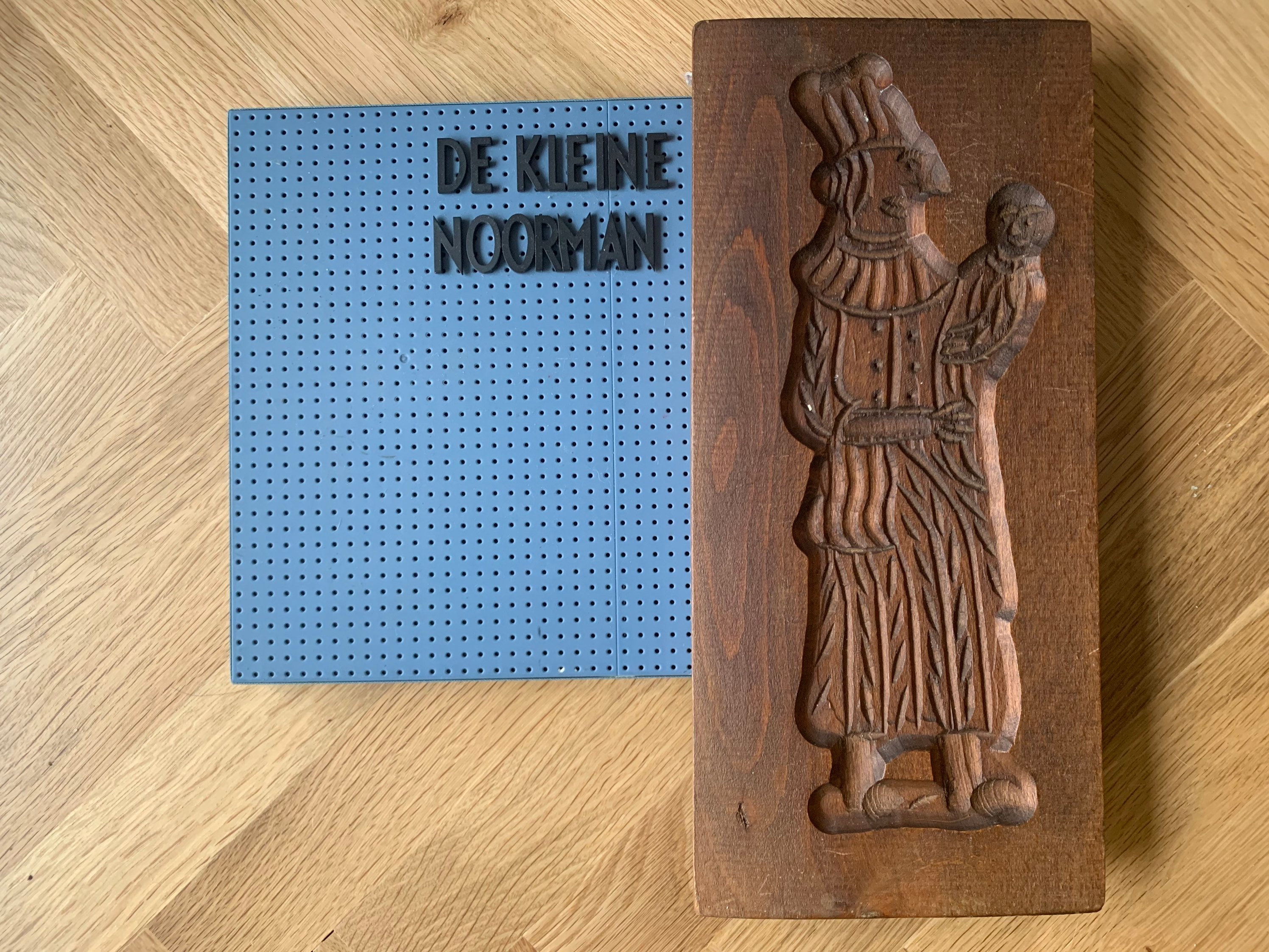 vintage vierge marie spéculoos en bois speculaas moule à biscuits - speculaasplank néerlandais | brett