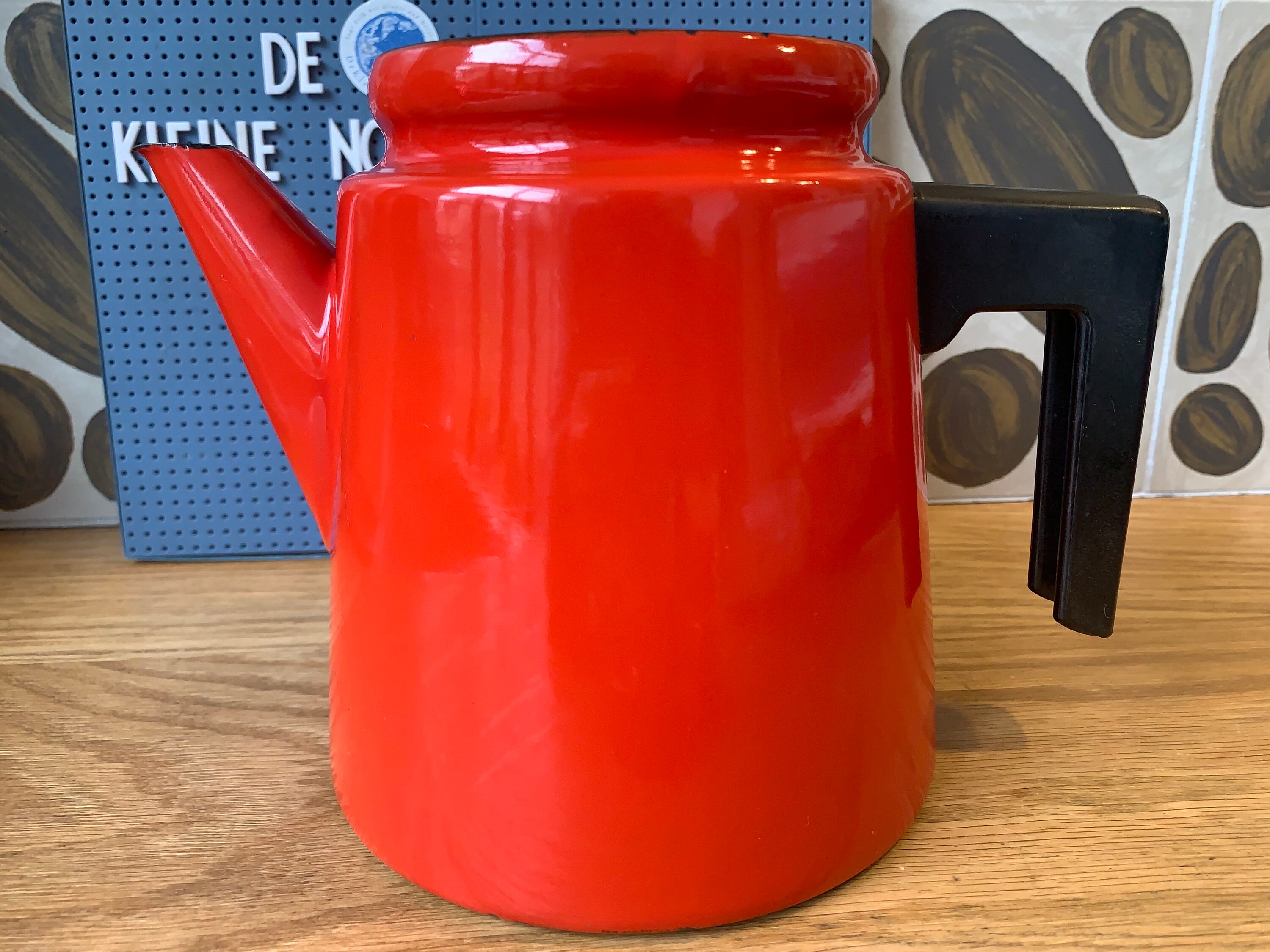 Vintage Finel ARABIA / Made in Finland / Enamel Coffeepot / Design