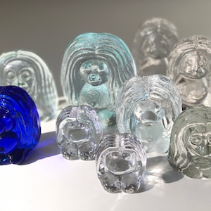 Bergdala Swedish Glasswork Figurines Peter Johansson Glasbruk