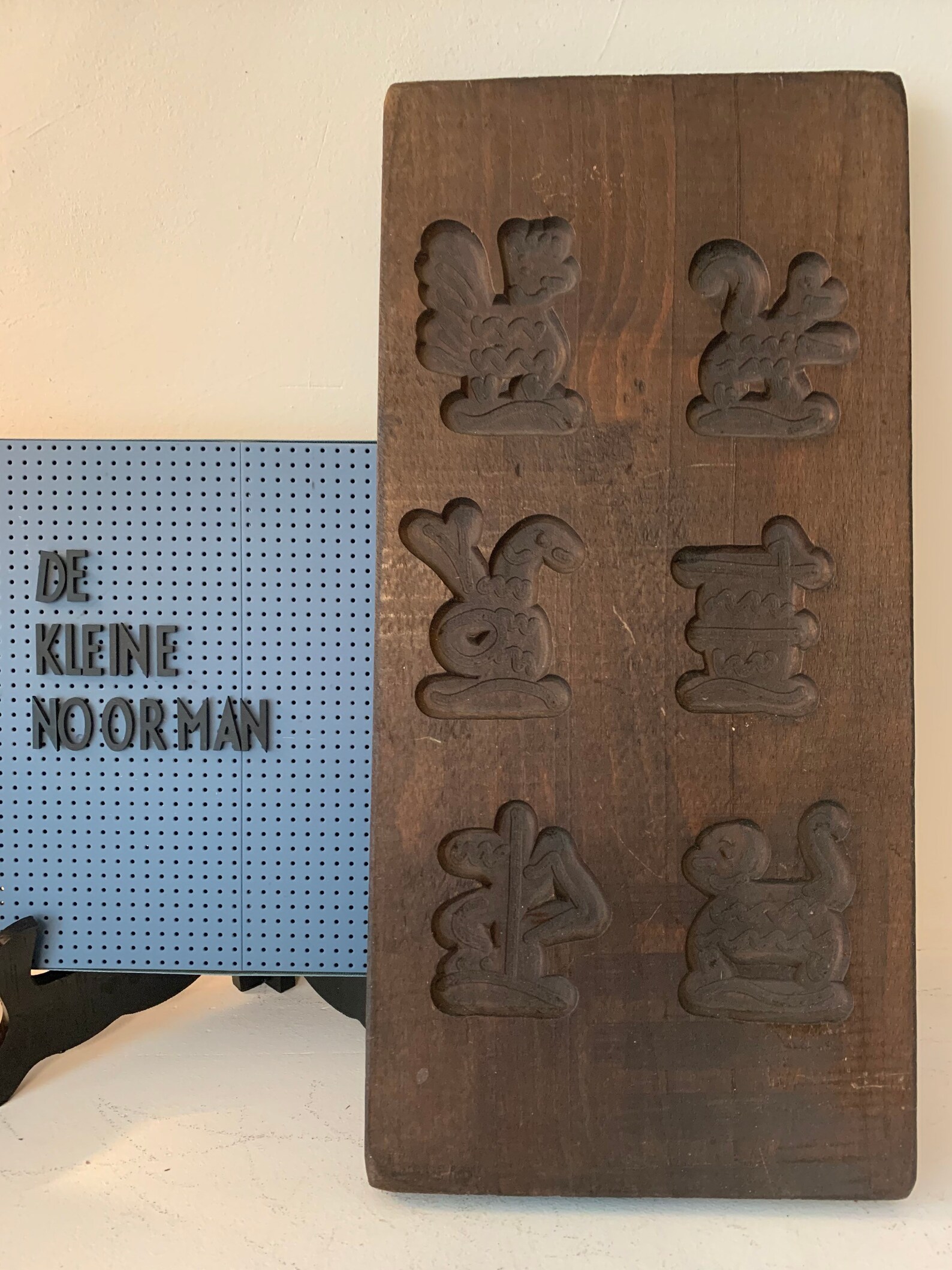 1 Large Wooden Speculoos Cookie Mold Speculaasplank Dutch Etsy