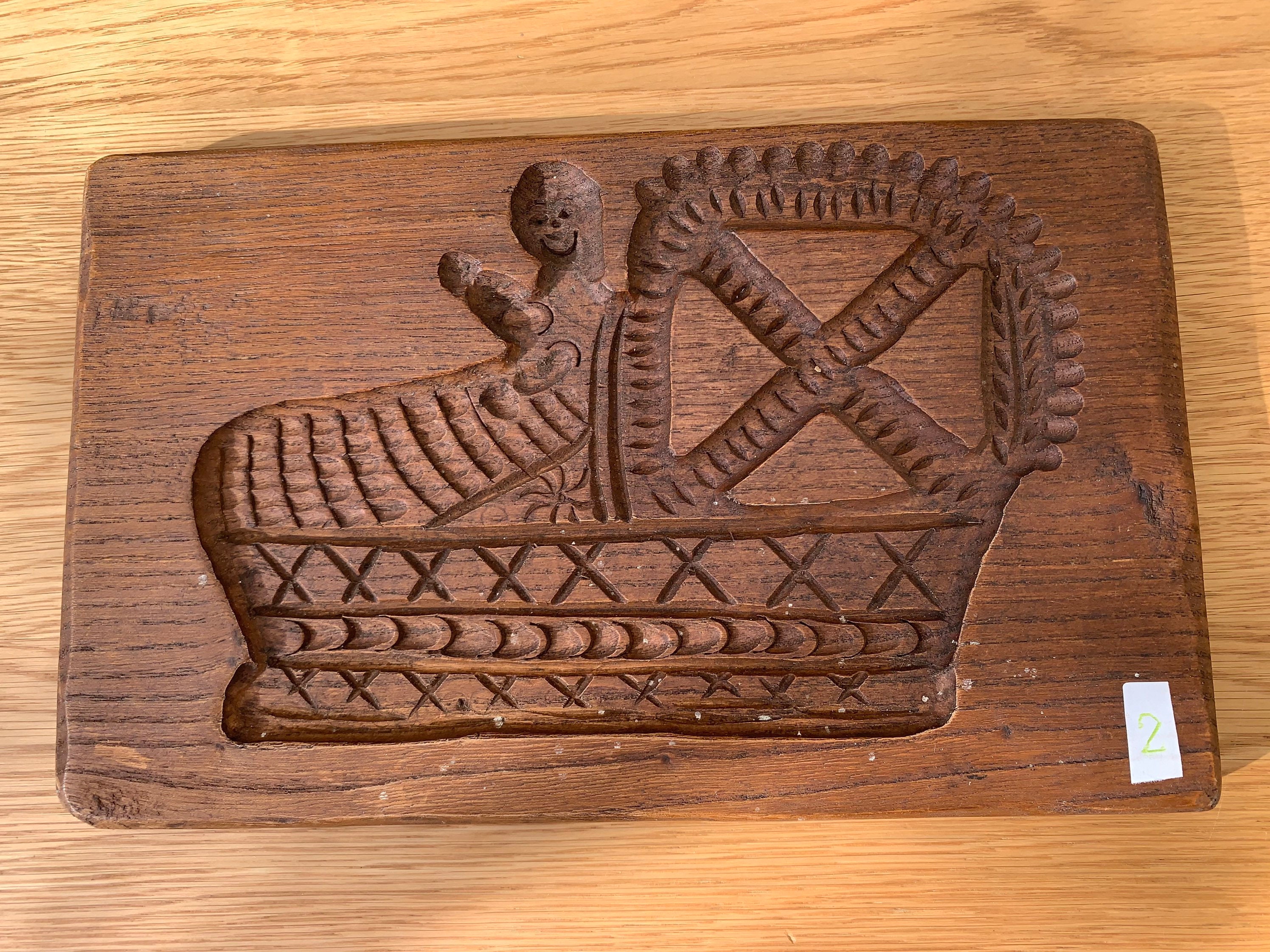 Vintage Wooden Speculoos Speculaas Mold Dutch Gingerbread Etsy