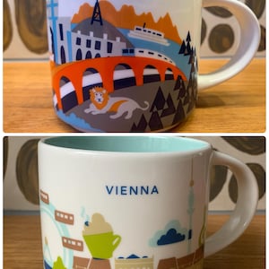 Taza de café de Starbucks de colección / Noruega / Zurich Cup de 14 oz Colección You Are Here