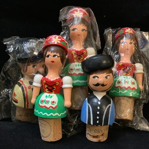 Kitchen Utensils Tools - hand painted wine stoppers