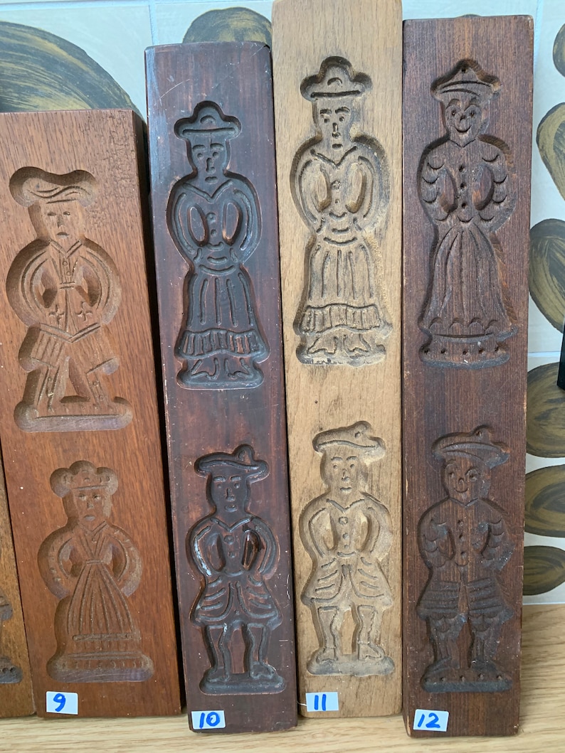 Wooden Speculoos Cookie Mold Speculaasplank Dutch Etsy