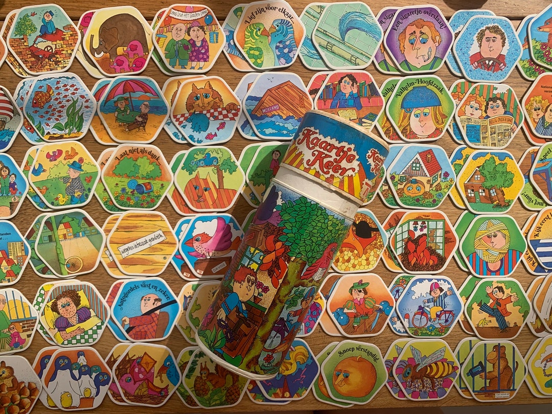 Dutch Vintage Memory Game Kaartje Keer Holland Memo Game Etsy