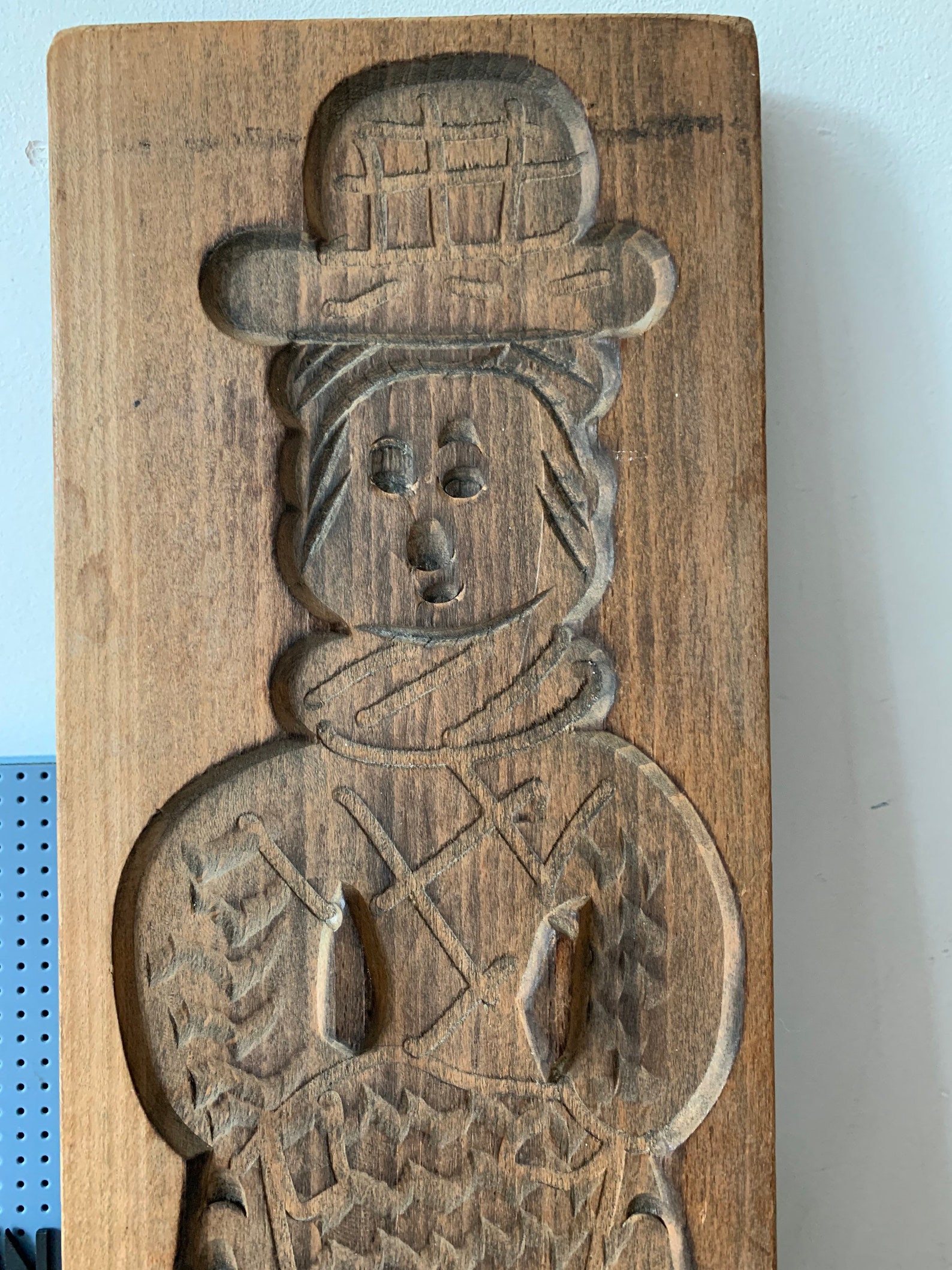 Vintage wooden speculoos Speculaas cookie mold Etsy