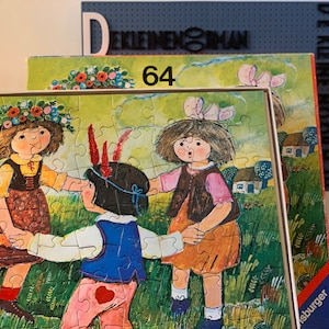 Ravensburger Puzzle Children&#39;s Songs - No. 6 235 842 - Made in Holland in 1974