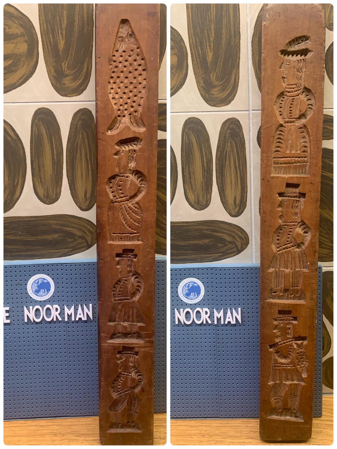 Rare Antique Double Sided Speculaas Cookie Mold - Speculaasplank ...