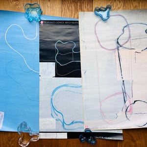 3 x  Alvar Aalto Collection Art Poster  / vintage / rare / Collection / Artek / Iittala finland