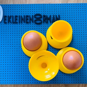 Set of 4 Vintage Denmark - Egg Cups / Holders - Bodum - made in Denmark - uovo - Carsten Jorgensen design