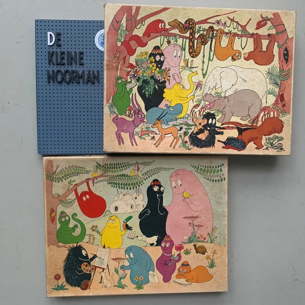 2 x puzzles Barbapapa Jig Saw 1974 Annete Tison - Amsterdam - 2x 63 pièces