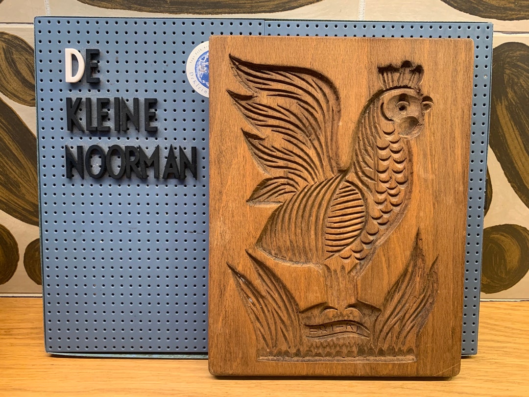 Vintage Wooden Speculoos Speculaas Cookie Mold Etsy