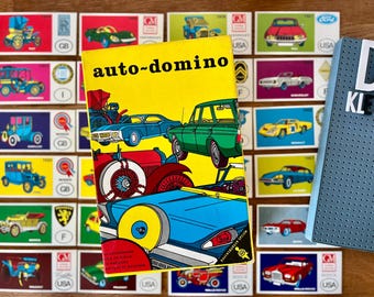 vintage  Ravensburger game - Car Brands Domino Antique and modern Game 15.553