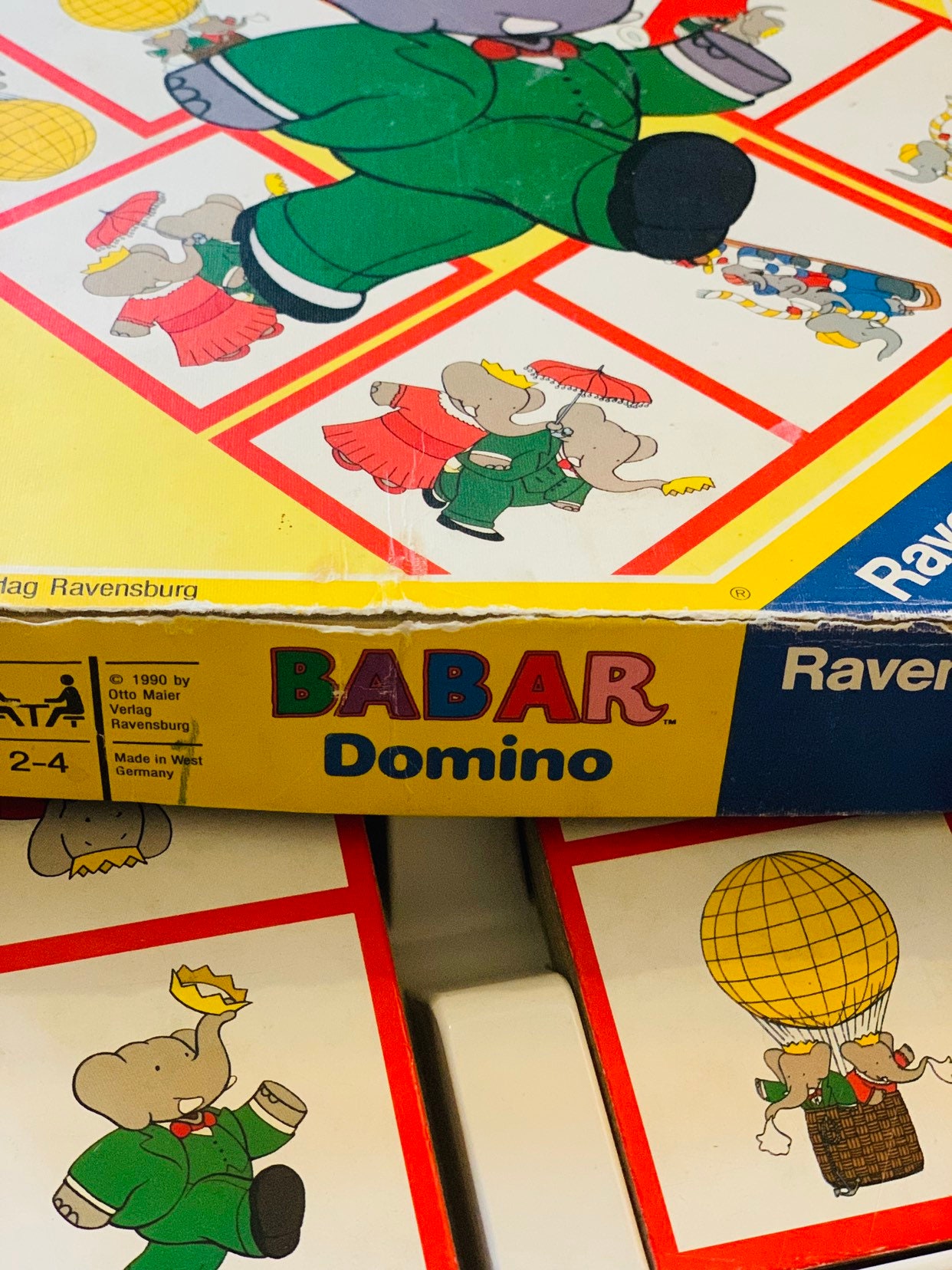Jeu De Domino Vintage 'Le Domino De Babar' Par Gay Play (1969) - Complet
