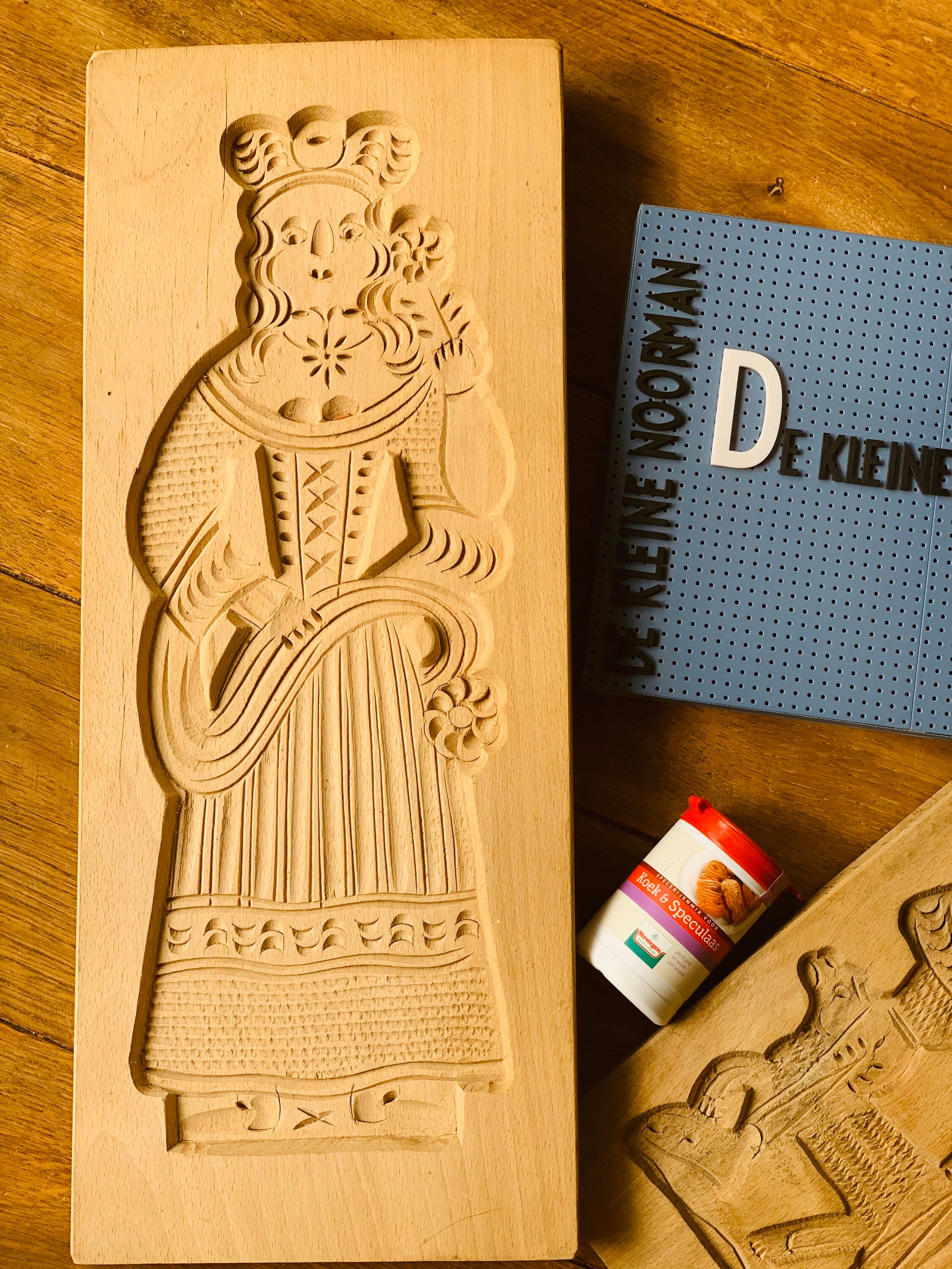 Beautiful Set of Two Large Dutch wooden Speculaas molds / Etsy