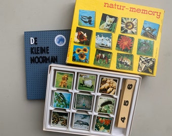 vintage Otto Maier Verlag Ravensburger Memory Nature Games - made in west Germany - complete