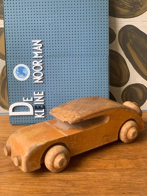 Vintage Wooden Toy Car - Sedan - Kay Bojesen Denmark / Danish