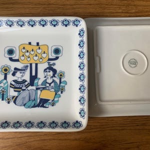 Vintage Dutch Mosa Stoneware Set 1960s Jef Schijns for Mosa Maastricht Hors d&#39;Oeuvres plate