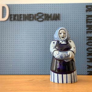 Vintage Ceramic Decorative Fisher Woman Figurine - Made in Søholm Denmark