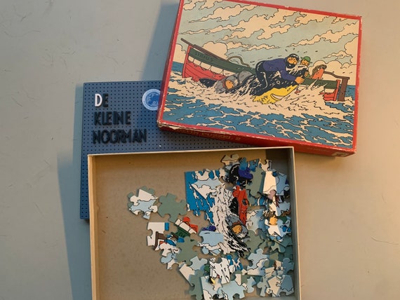 Vintage Puzzles TinTin 2 / Kuifje / Herge Wavery 1977 -  Canada