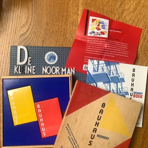 Nuevo juego de cartas de memoria Bauhaus / Clásico del diseño Weimar Dessau / Memo