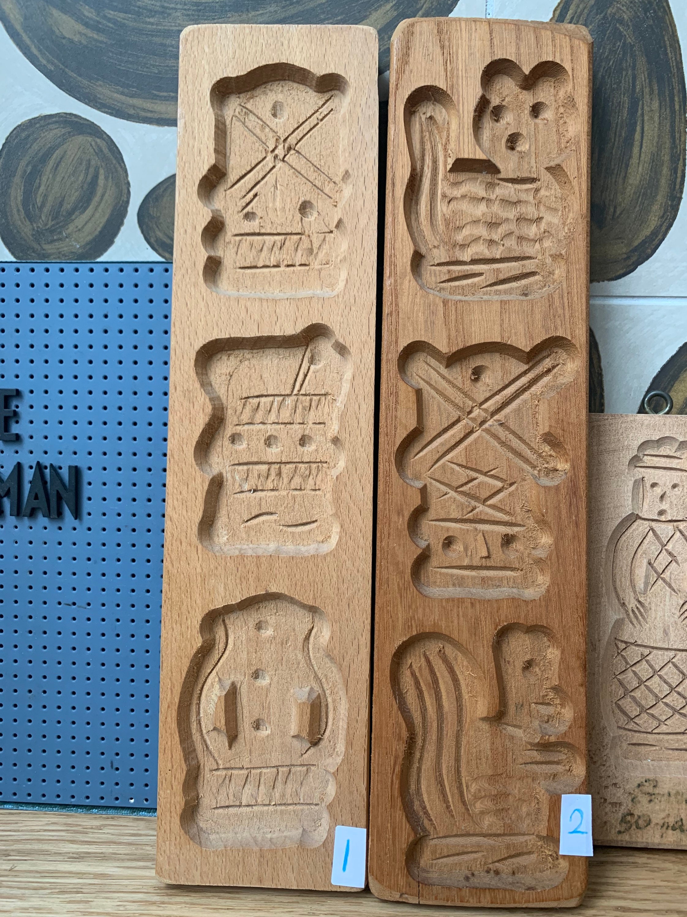 Wooden Speculoos Cookie Mold Speculaasplank Dutch Etsy