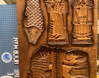 Vintage Sinterklaas and Pieterman - Sint-nicolaas / Speculoos Speculaas ...