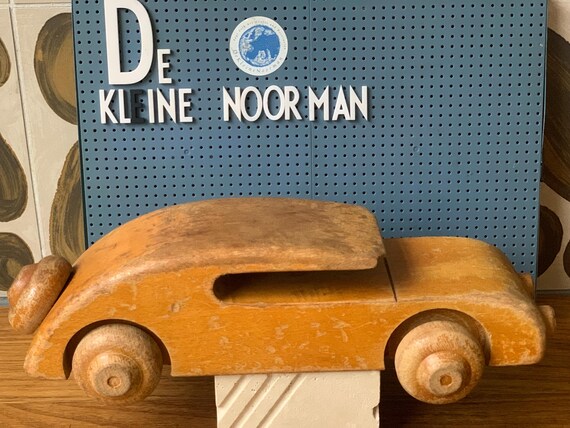 KAY BOJESEN Denmark ベビーカー用トイ Vintage Wooden Toy Car - Sedan - Kay Bojesen Denmark / Danish