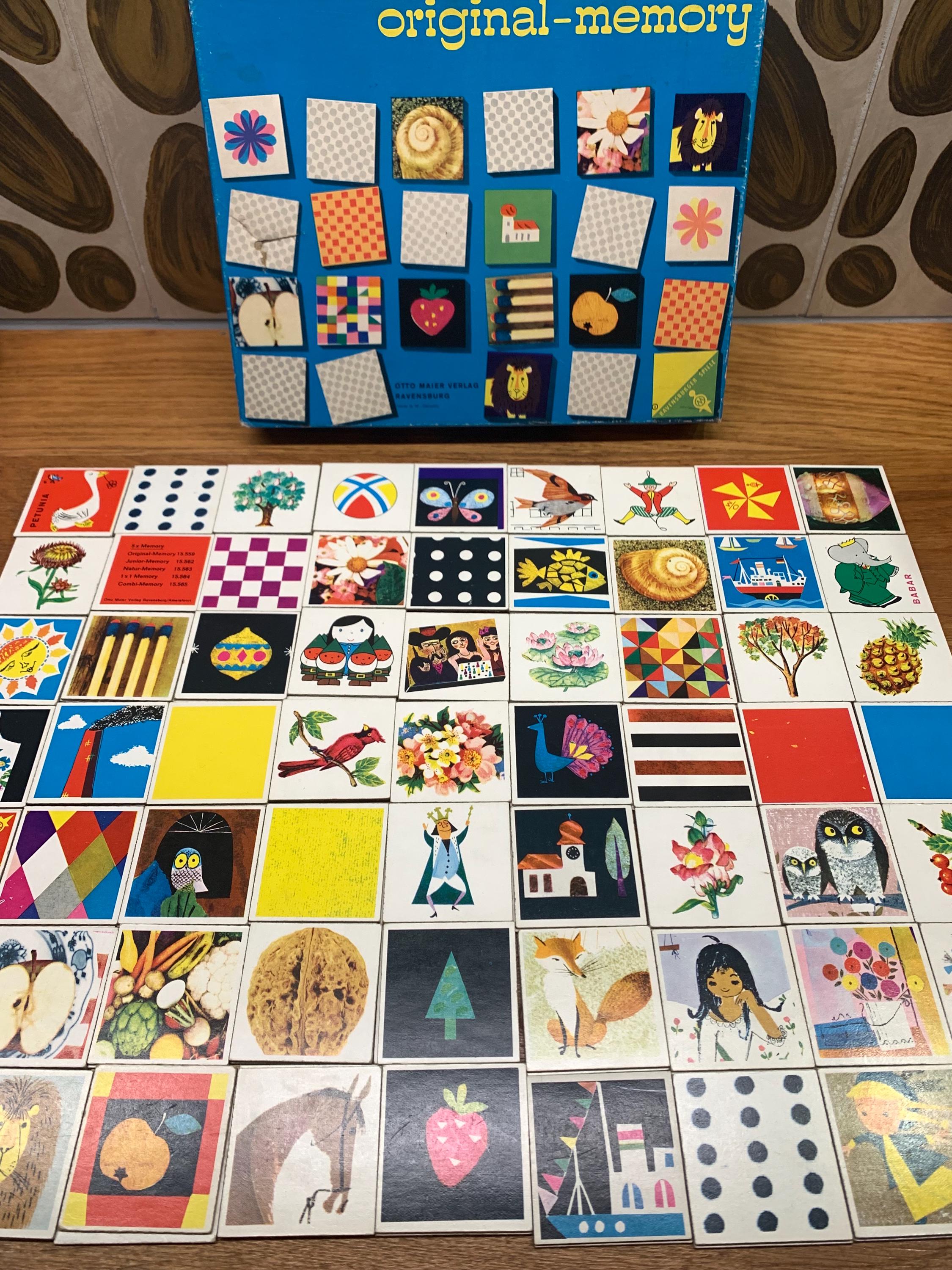 Jeu Vintage Memory Mes Amis Ravensburger (1991, Complet) + Livret - 4 à 8 Ans