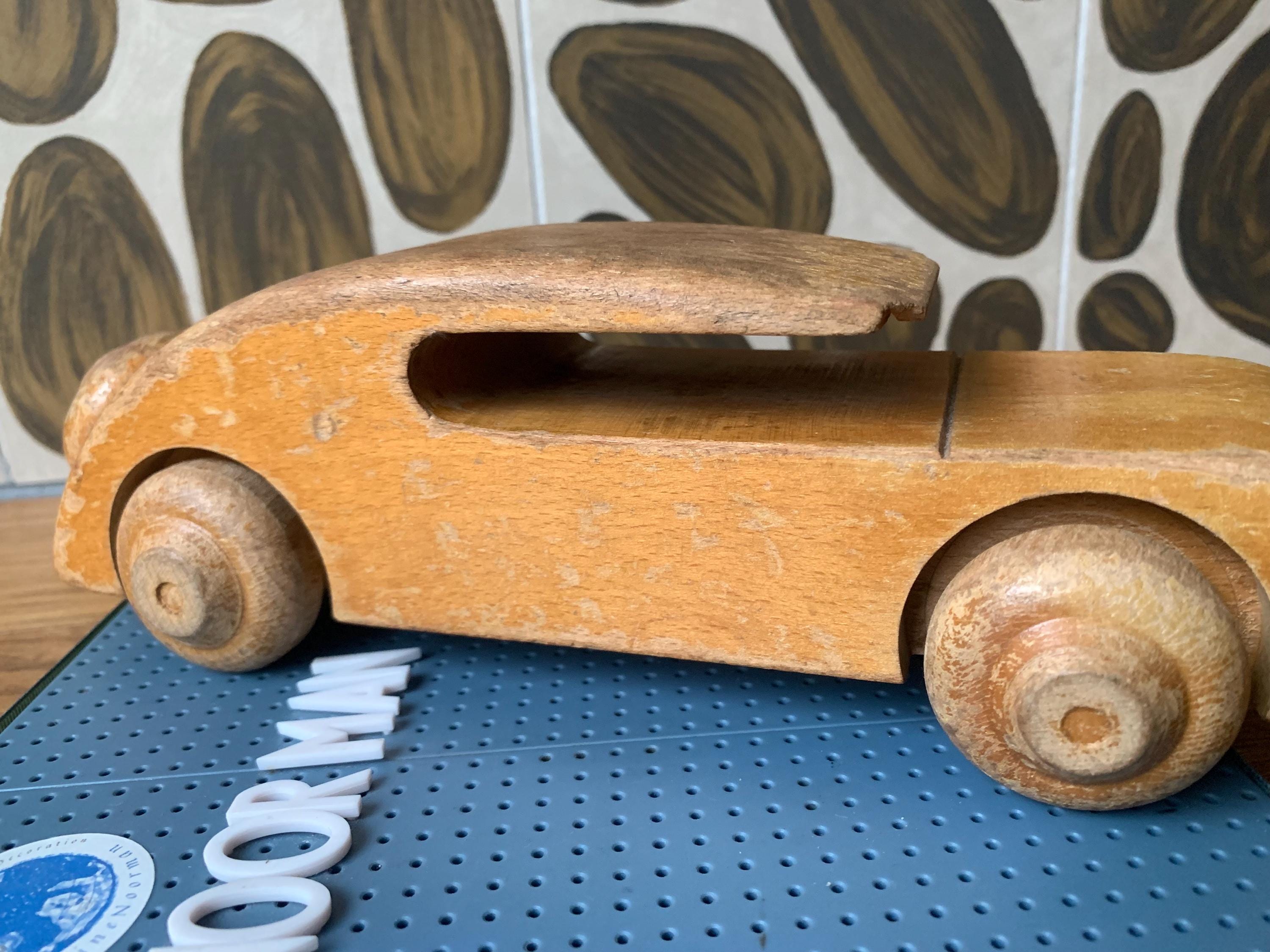 Vintage Wooden Toy Car - Sedan - Kay Bojesen Denmark / Danish