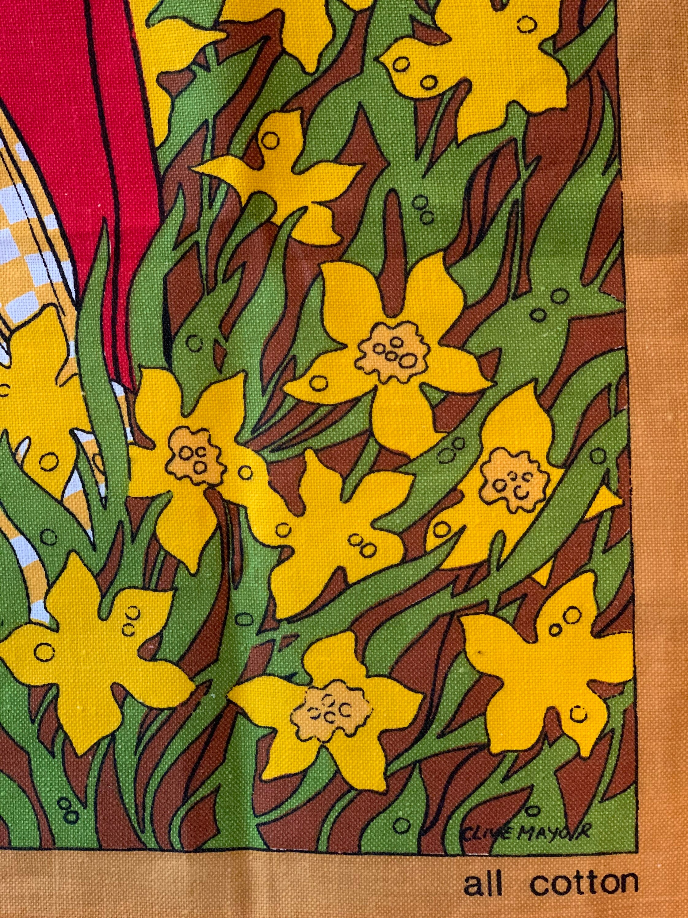 Vista Clive Mayor All Cotton Folk Fabric Wall Decoration Etsy